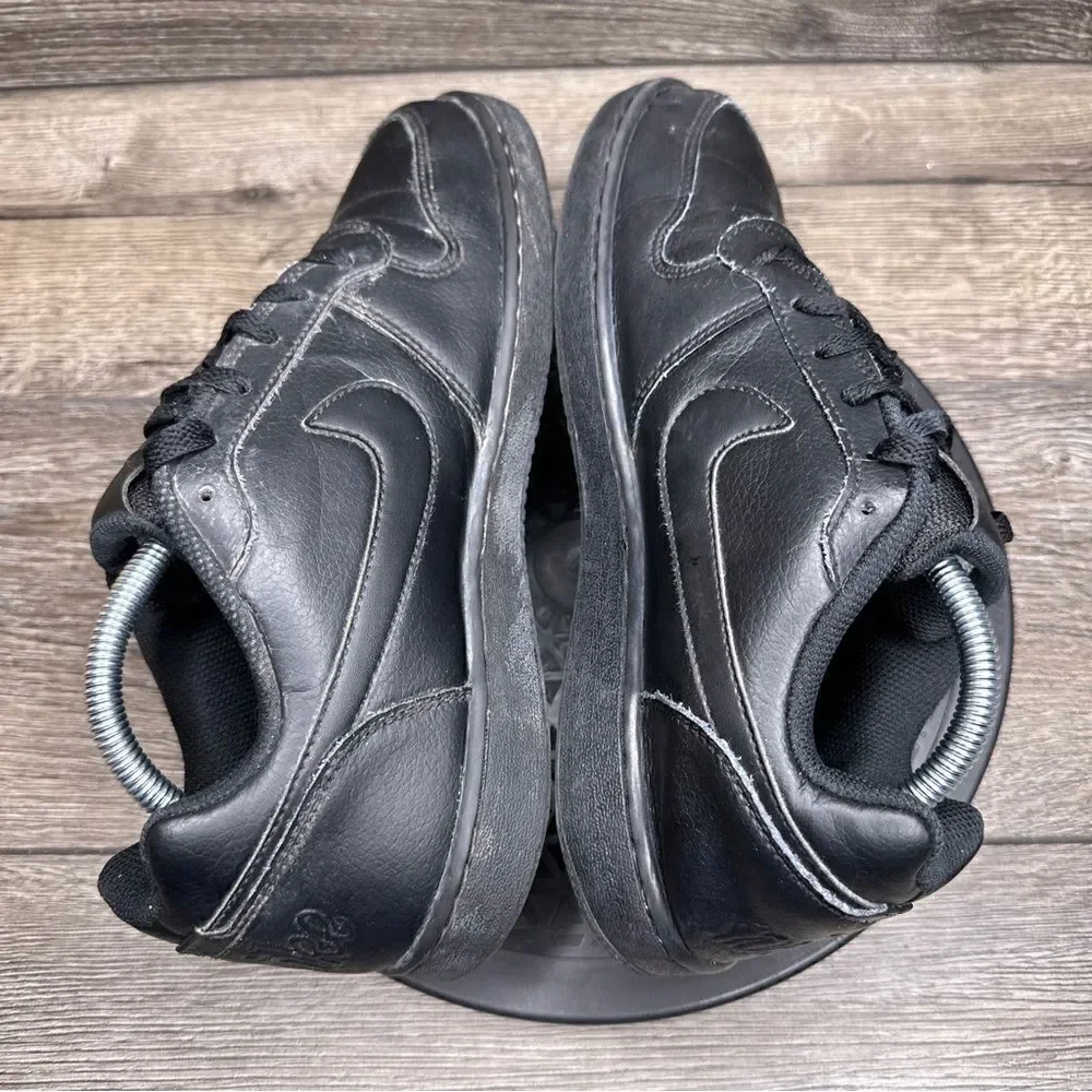 Nike Men’s Ebernon Low Triple Black Athletic Basketball Shoes Size 9.5